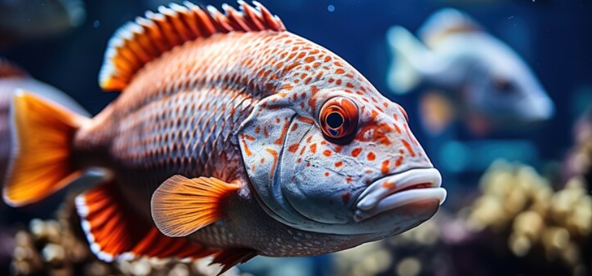 Free AI Image Cute fish near coral reef (1)
