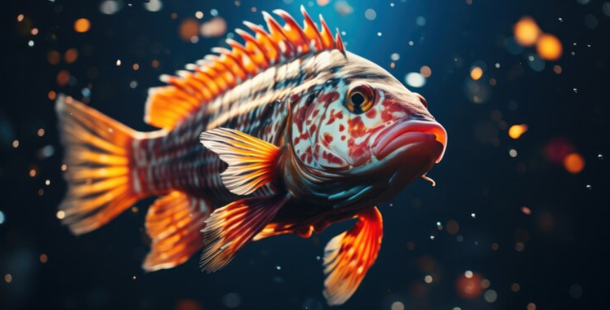 Free AI Image Cute fish underwater (1)
